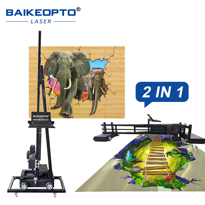 BK-UP200XT 2 in 1 Multi-functional Inkjet Wall and Ground Printer for Efficient Large-Scale Printing Durable Inkjet 2 in 1 Wall and Floor Printer for Long-Term Performance